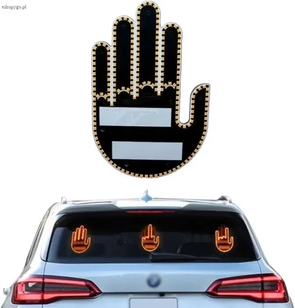 Samochodowy wyświetlacz świetlny na gest HANDLIGHT
