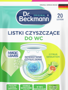 Dr. Beckmann, Original, listki czyszczące do WC, Citrus, 20 szt.