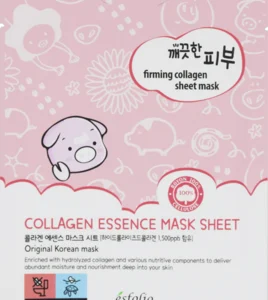 Esfolio, Collagen, maska w płachcie z hydrolizowanym kolagenem, ujędrniająca, 25 ml