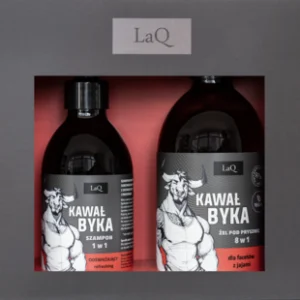 LaQ, Kawał Byka, zestaw kosmetyków dla mężczyzn, szampon + żel pod prysznic, 1 szt.