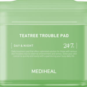 Mediheal, Teatree Trouble, płatki tonizujące do twarzy, z ekstraktem z drzewa herbacianego, 100 szt.