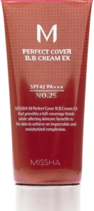 Missha, Perfect Cover, krem BB do twarzy, SPF 42, nr 25 Warm Beige, 20 ml