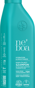 Neboa, Hydration & Smoothness, szampon do włosów suchych i puszących się, nawilżenie i wygładzenie, 300 ml