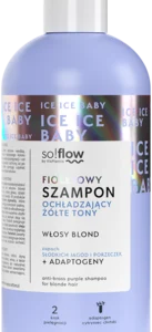 so!flow by Vis Plantis, szampon do włosów, Fioletowy, ochładzający żółte tony, 300 ml